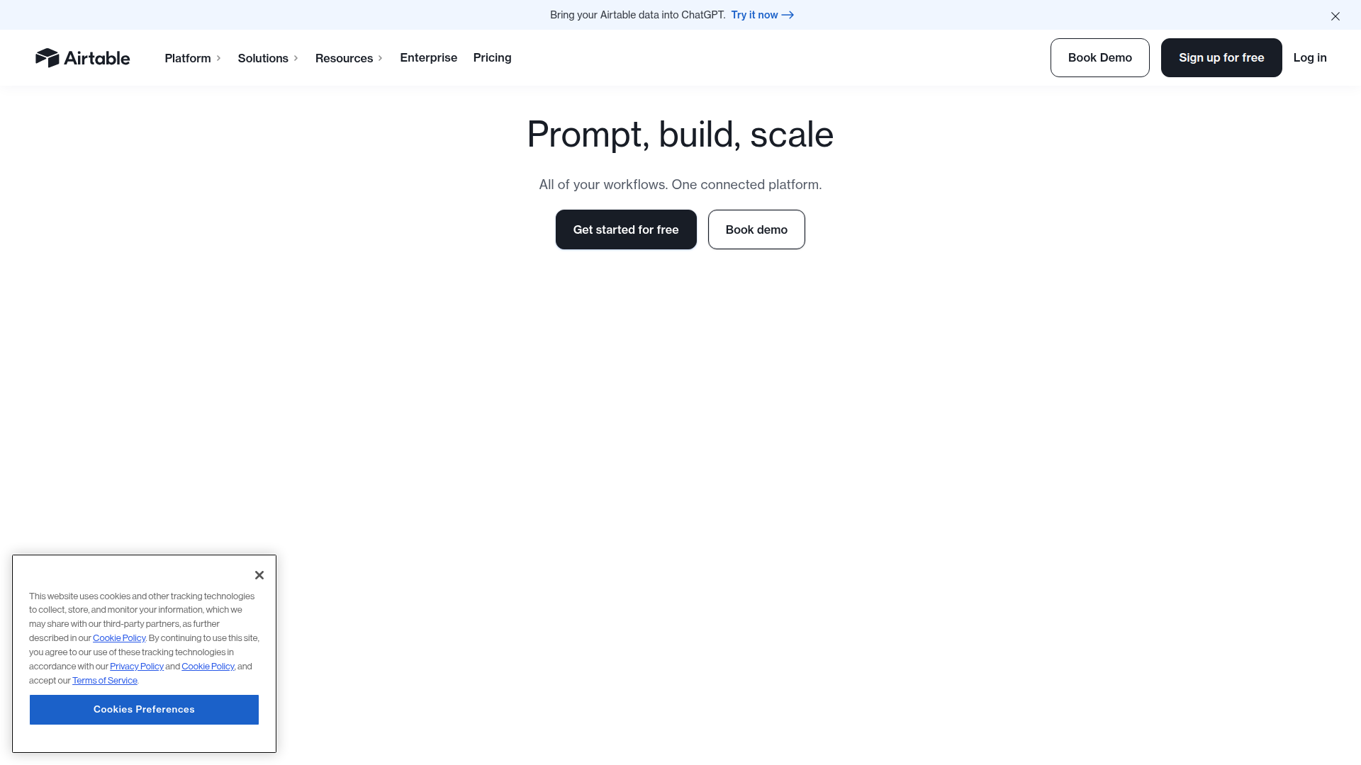 Airtable screenshot