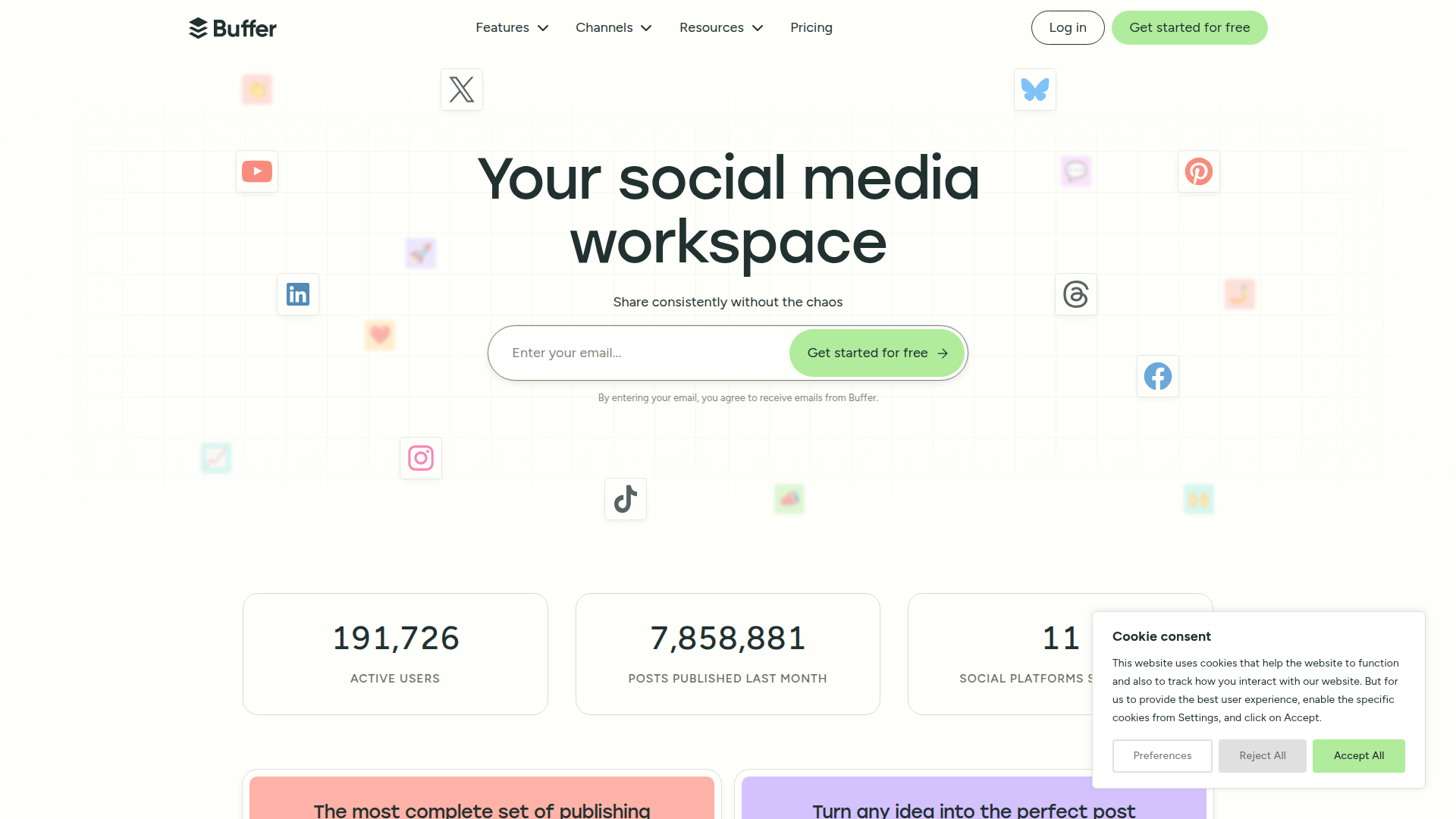 Buffer screenshot