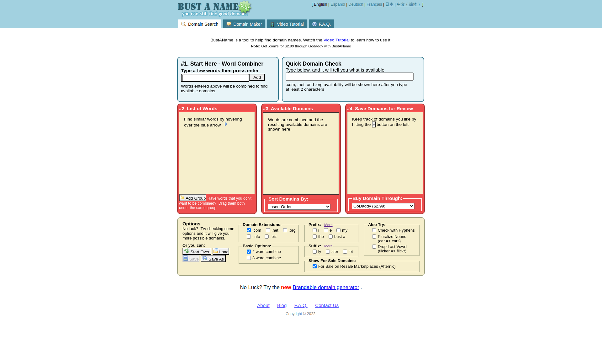 Bustaname screenshot