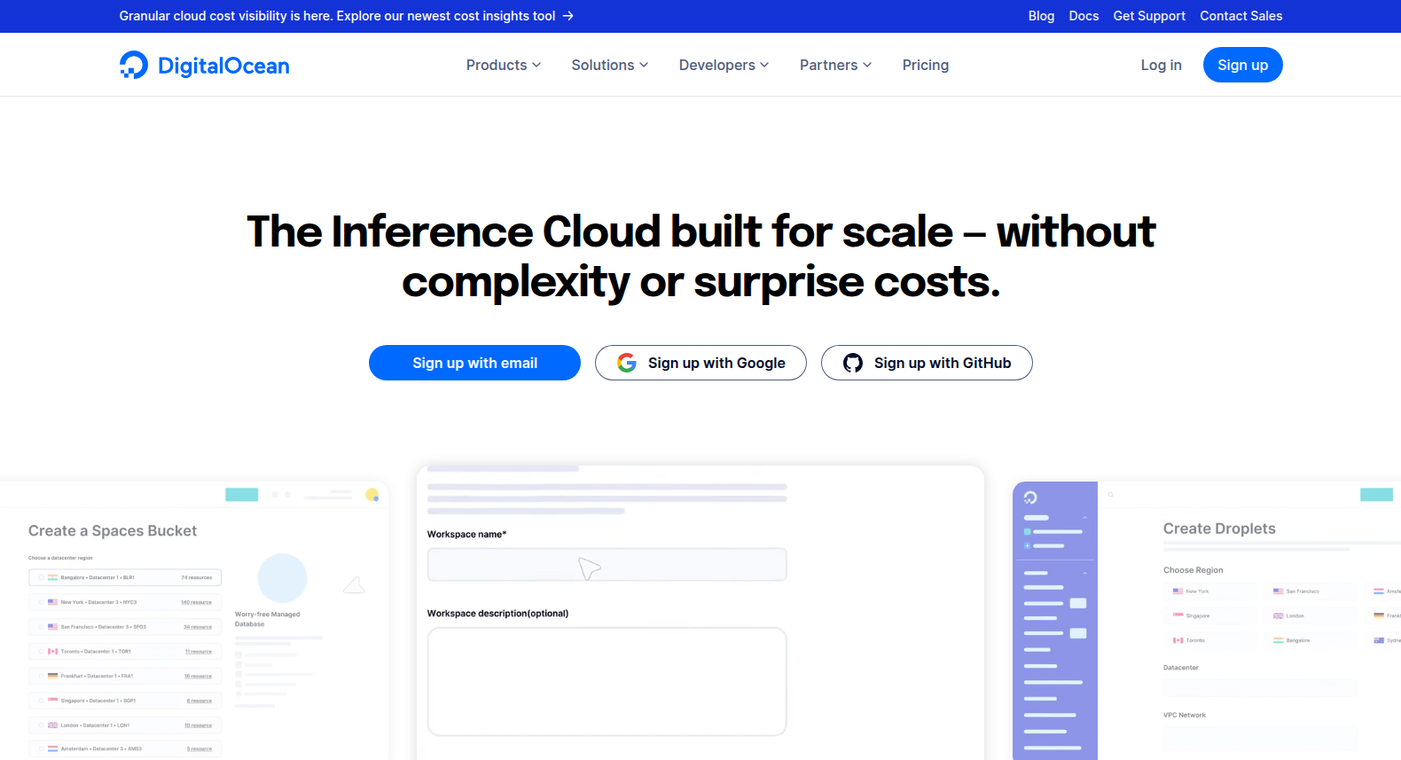 DigitalOcean screenshot