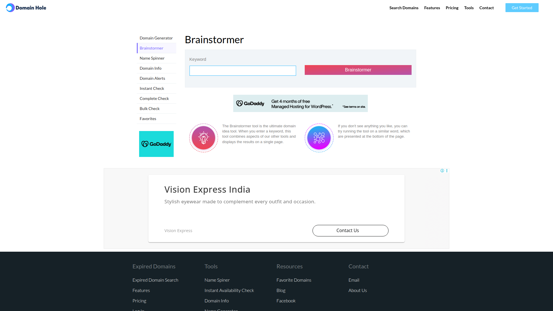 Domain Hole screenshot