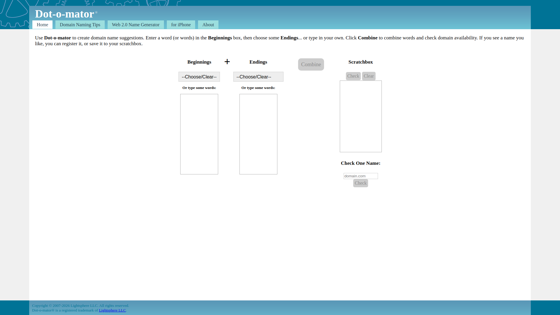 Dot-o-mator screenshot