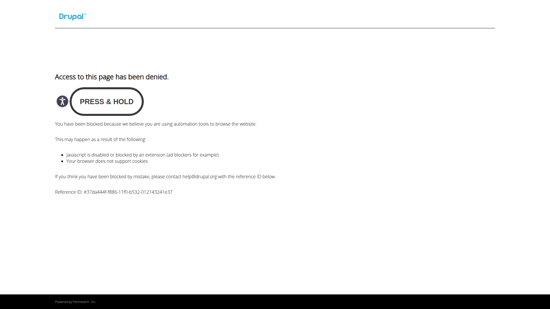Drupal screenshot