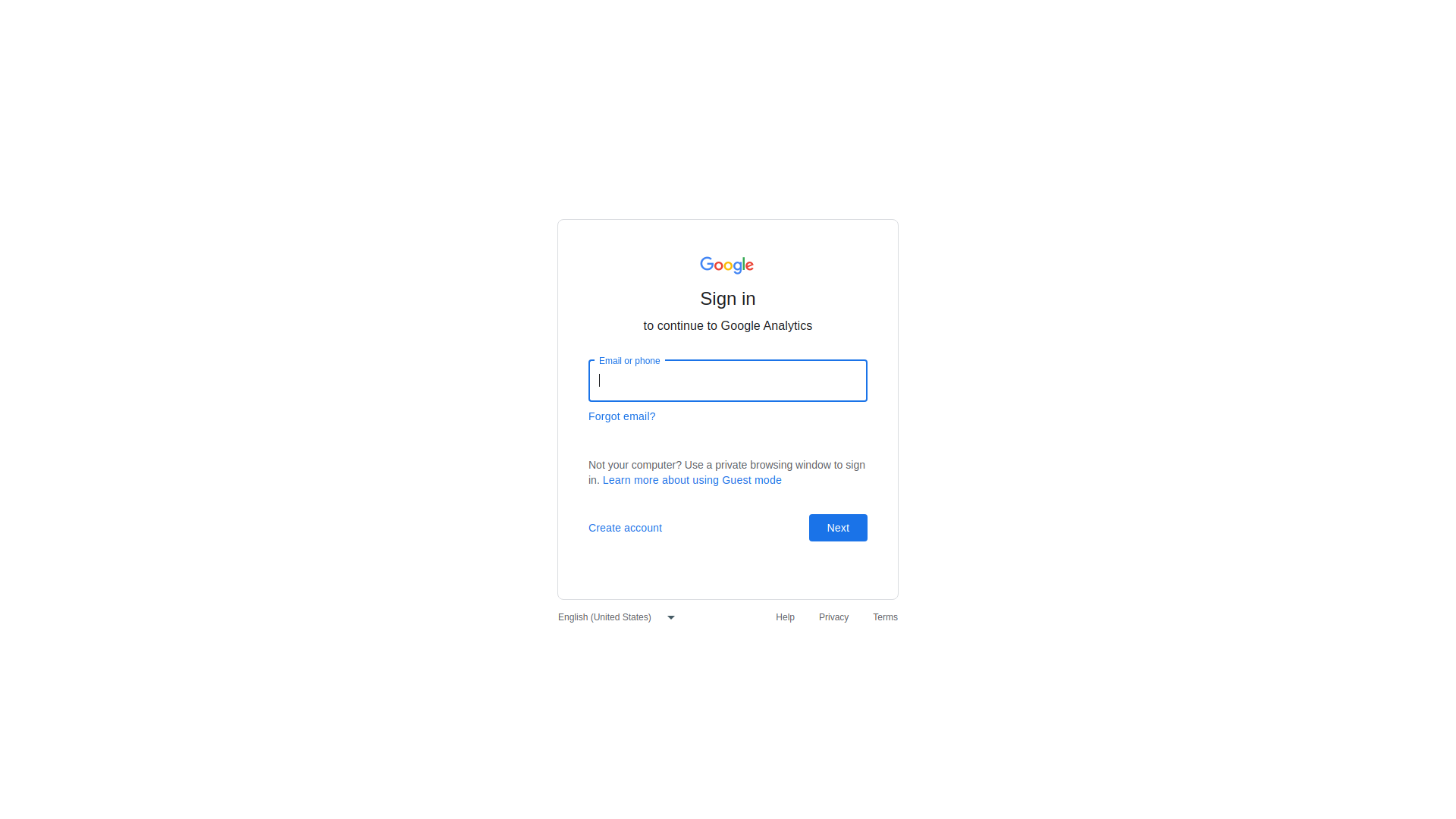 Google Analytics 4 screenshot