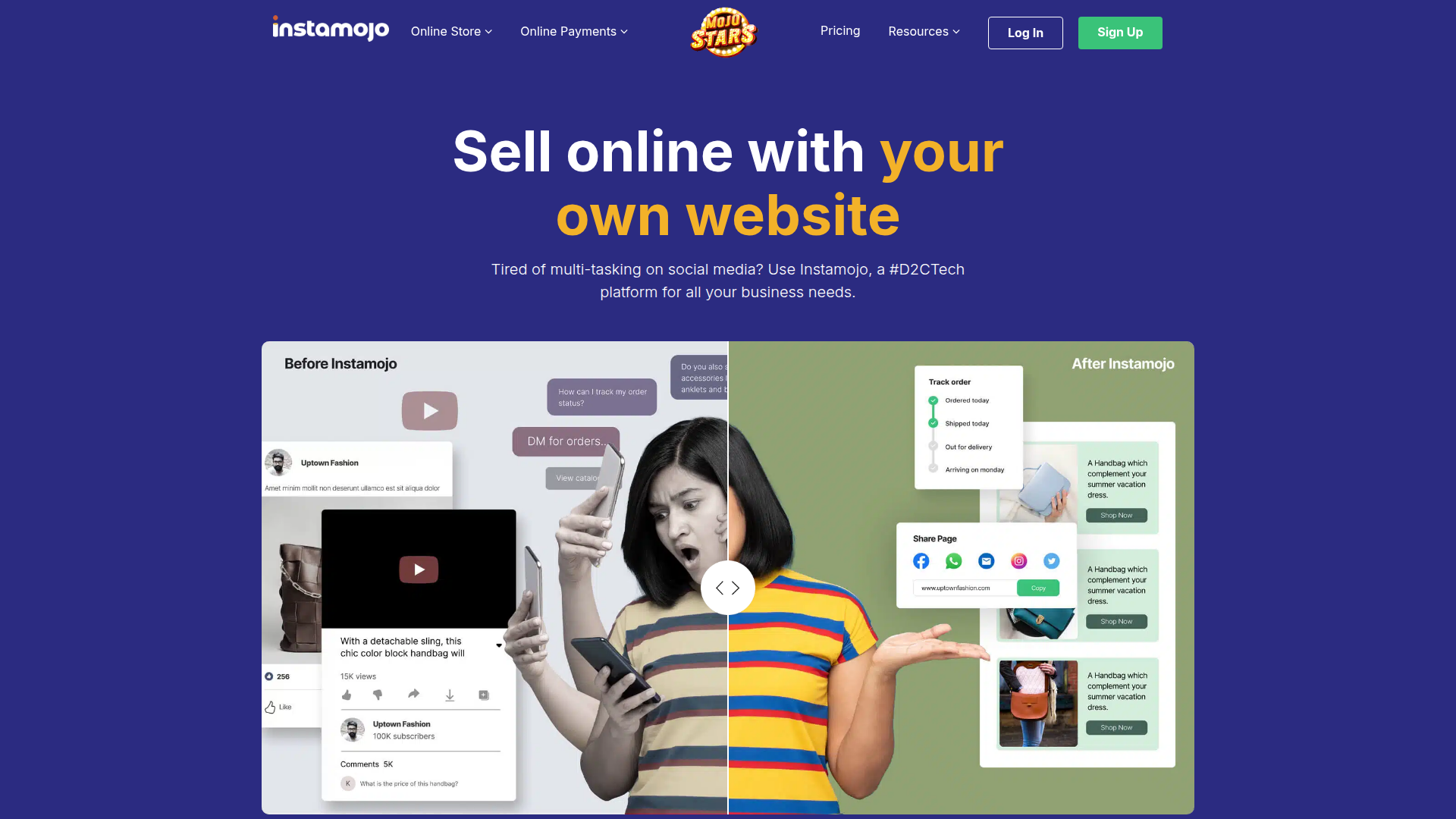 Instamojo screenshot