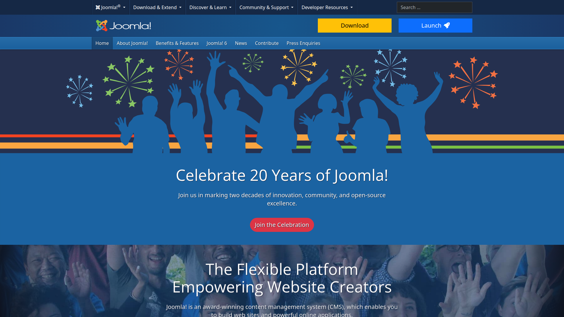 Joomla screenshot