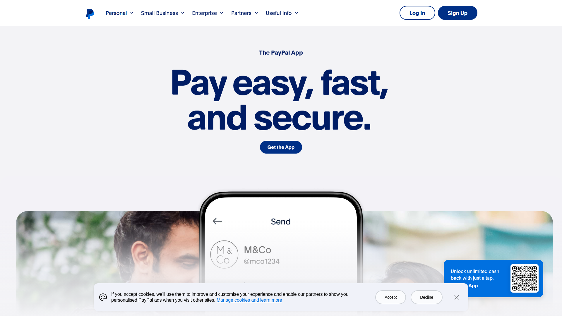 PayPal screenshot