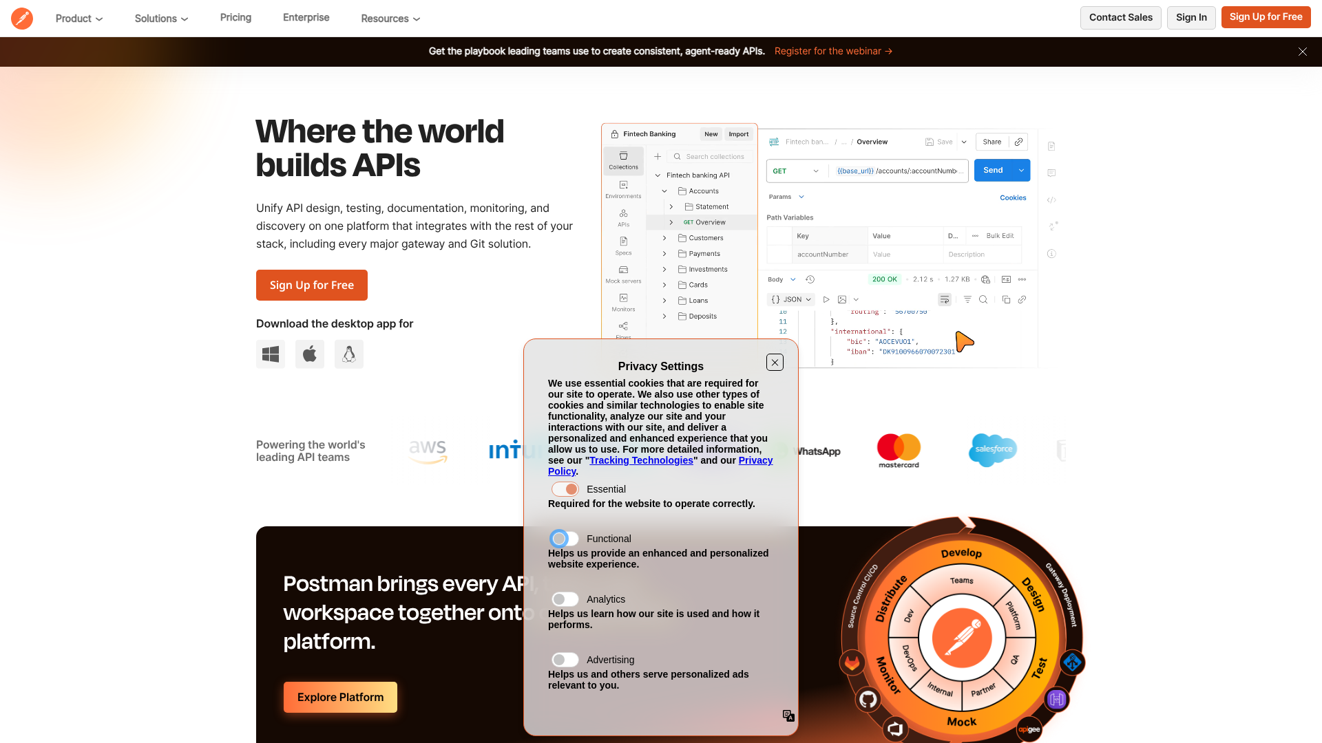 Postman screenshot