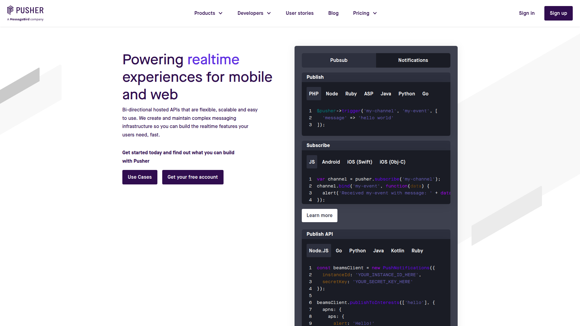 Pusher screenshot