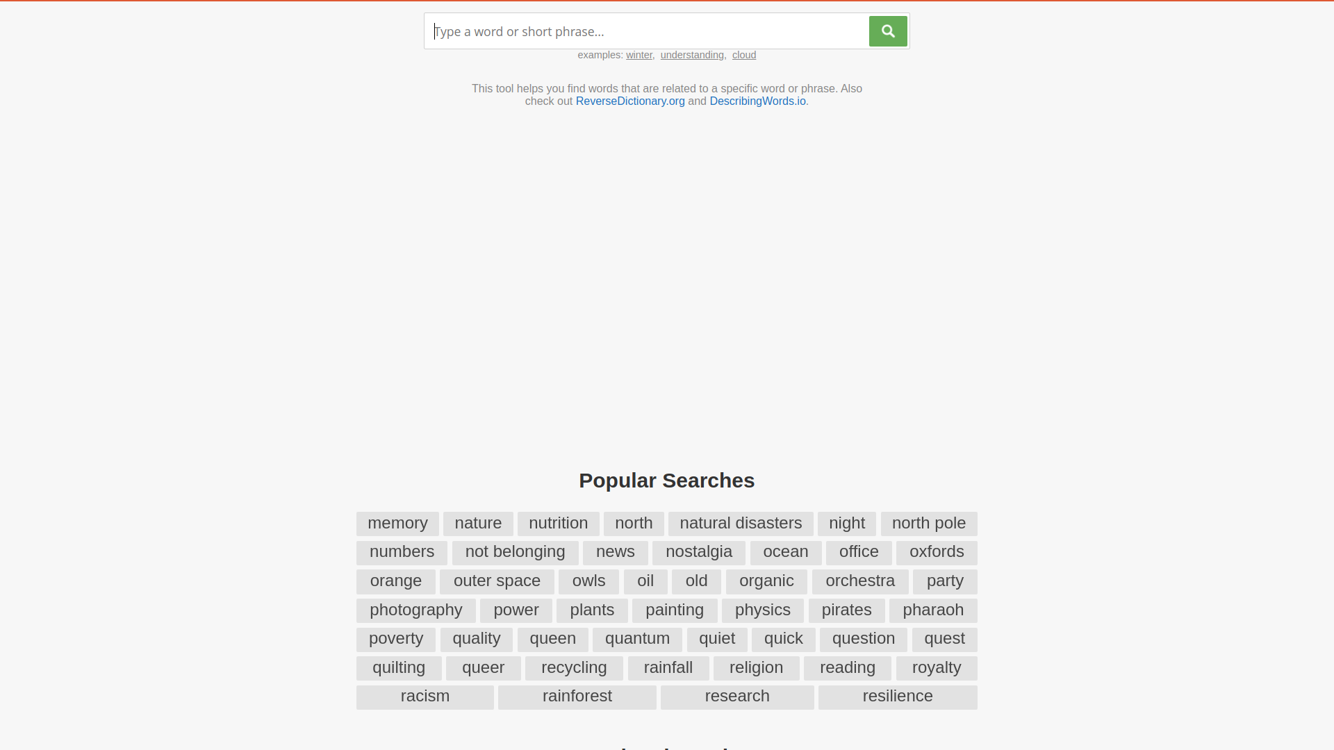 Related Words screenshot