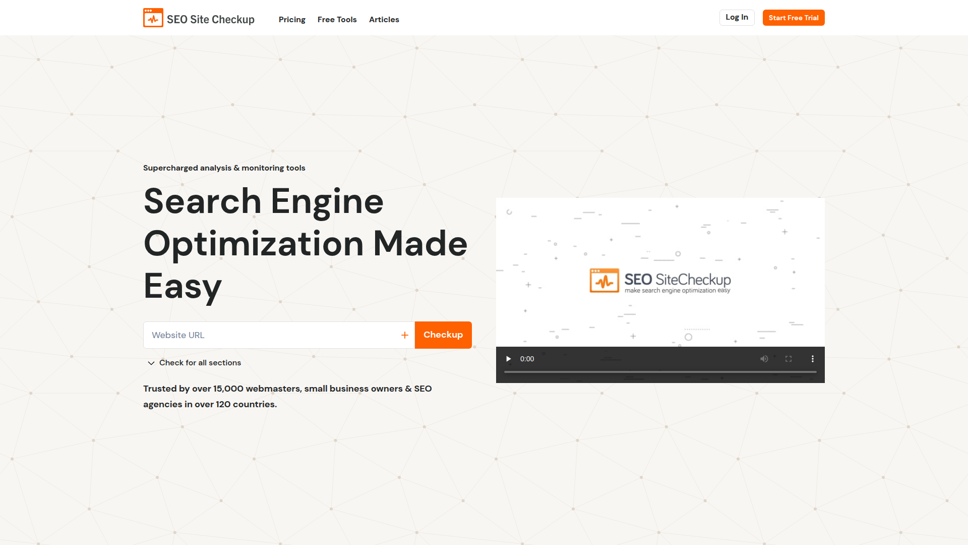 SEO Site Checkup screenshot