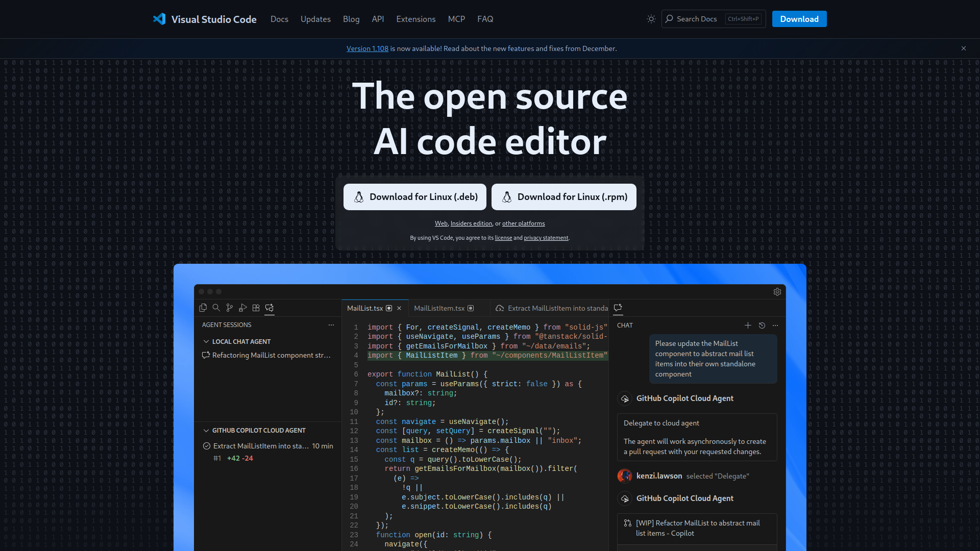 VS Code screenshot