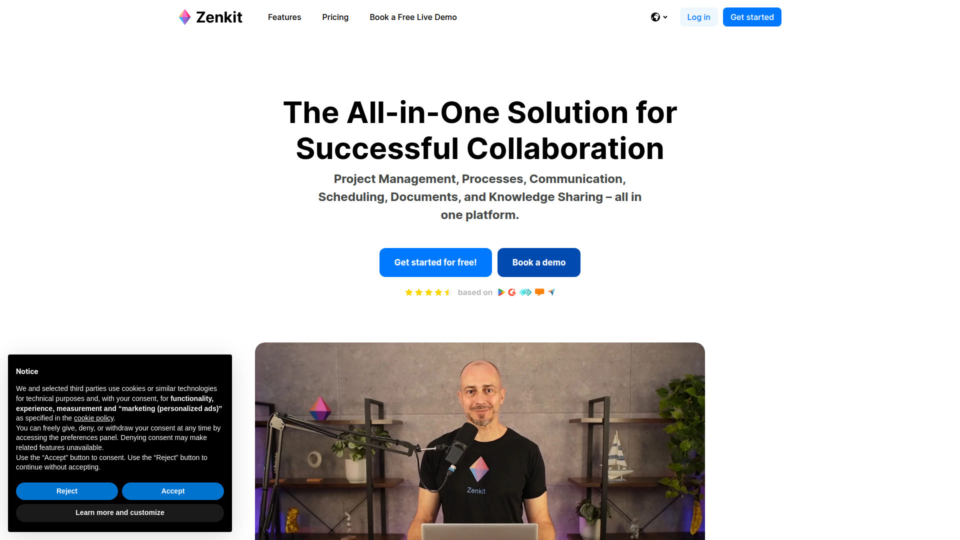Zenkit screenshot
