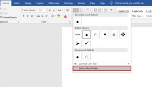 How to Create Cool Custom Bullet Point in Microsoft Word | The Tech Basket