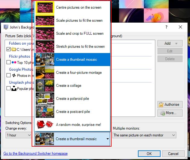How to change Wallpaper automatically in Windows 1110